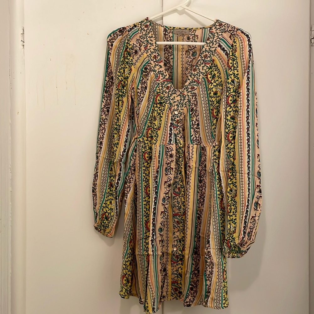 Beautiful uniquely patterned mini dress